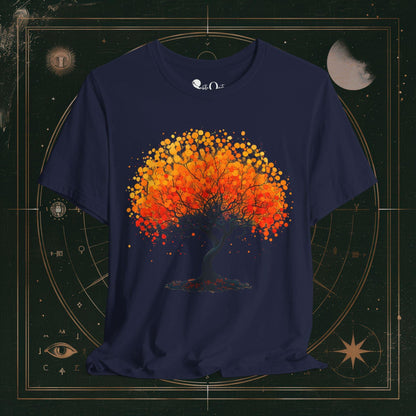 T-Shirt Navy / S Unisex -  Autumn Radiance Dark