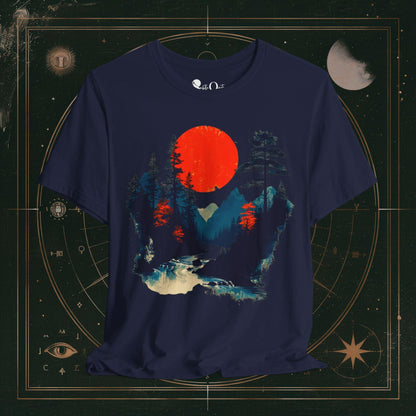 T-Shirt Navy / S Unisex -  Crimson Dusk Dark