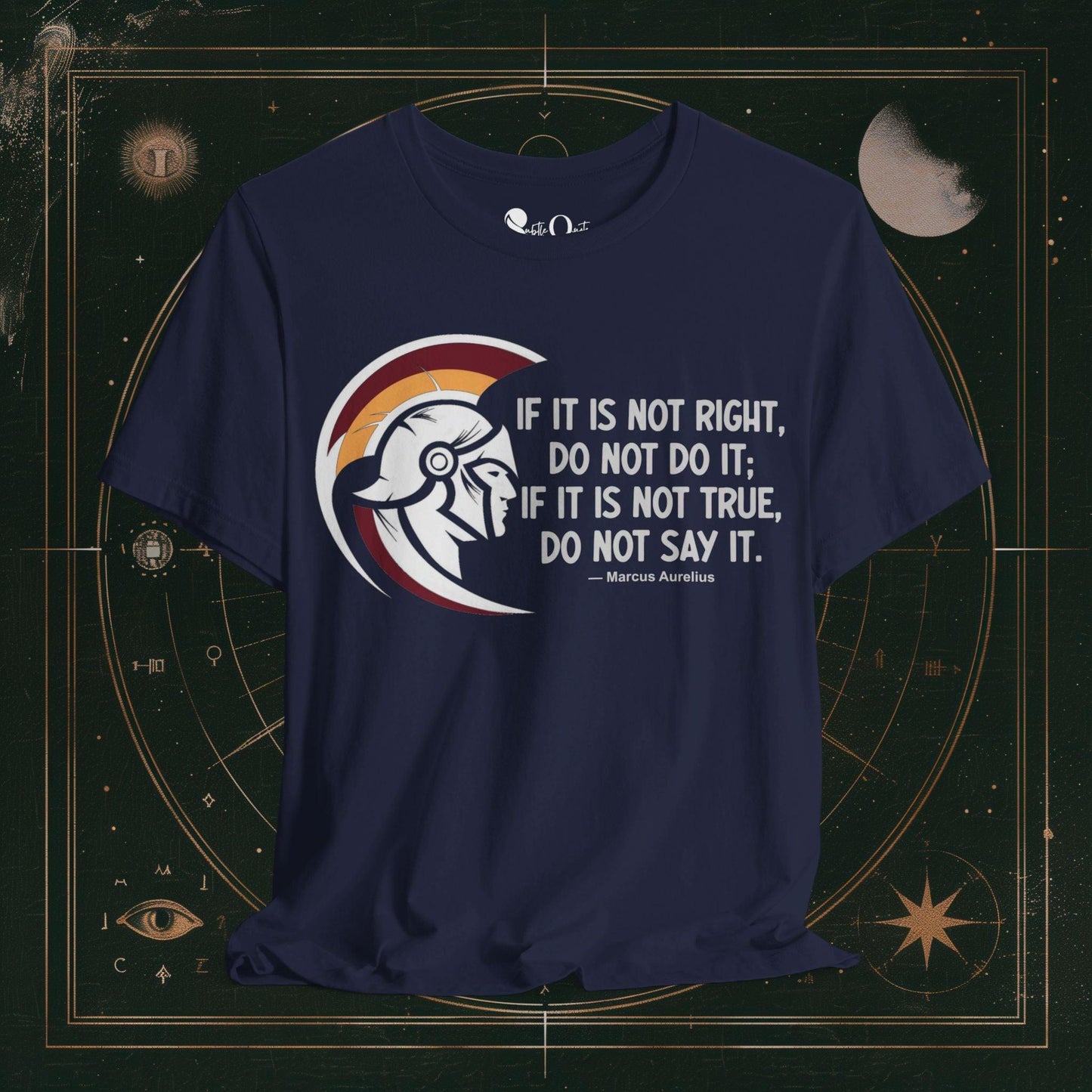 T-Shirt Navy / S Unisex -  If It Isn't Right Marcus Dark