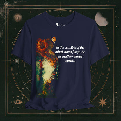 T-Shirt Navy / S Unisex -  In The Crucible of Mind Dark