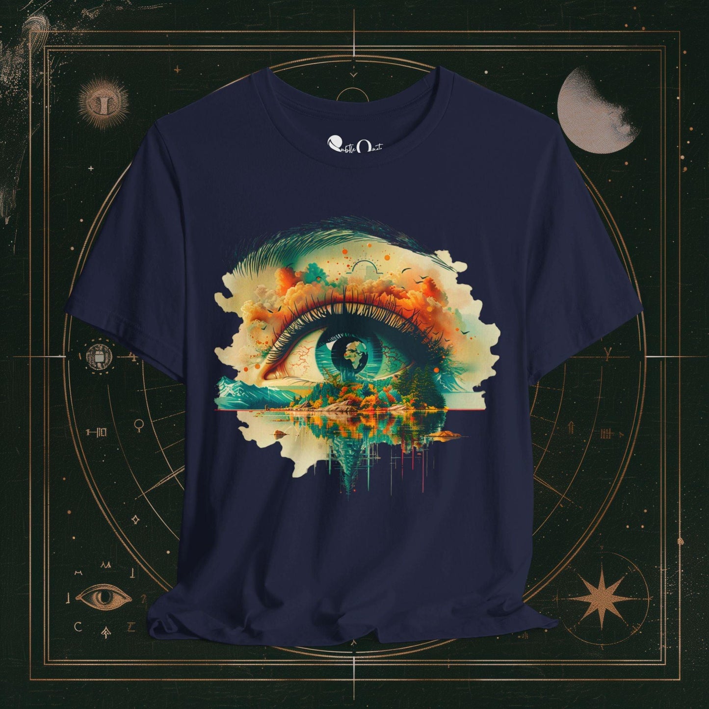 T-Shirt Navy / S Unisex -  Nature's Vision Dark