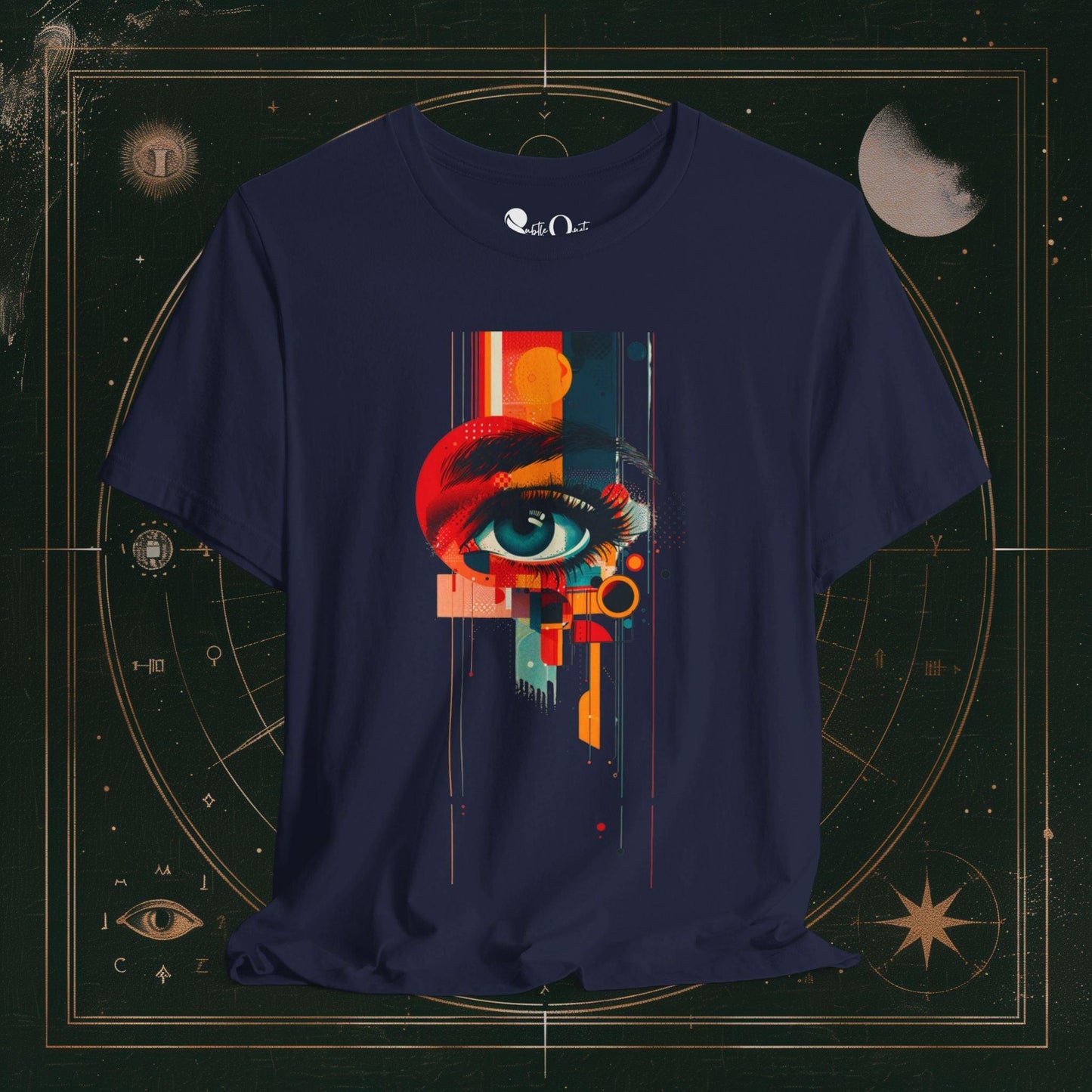 T-Shirt Navy / S Unisex -  Visionary Spectrum Dark