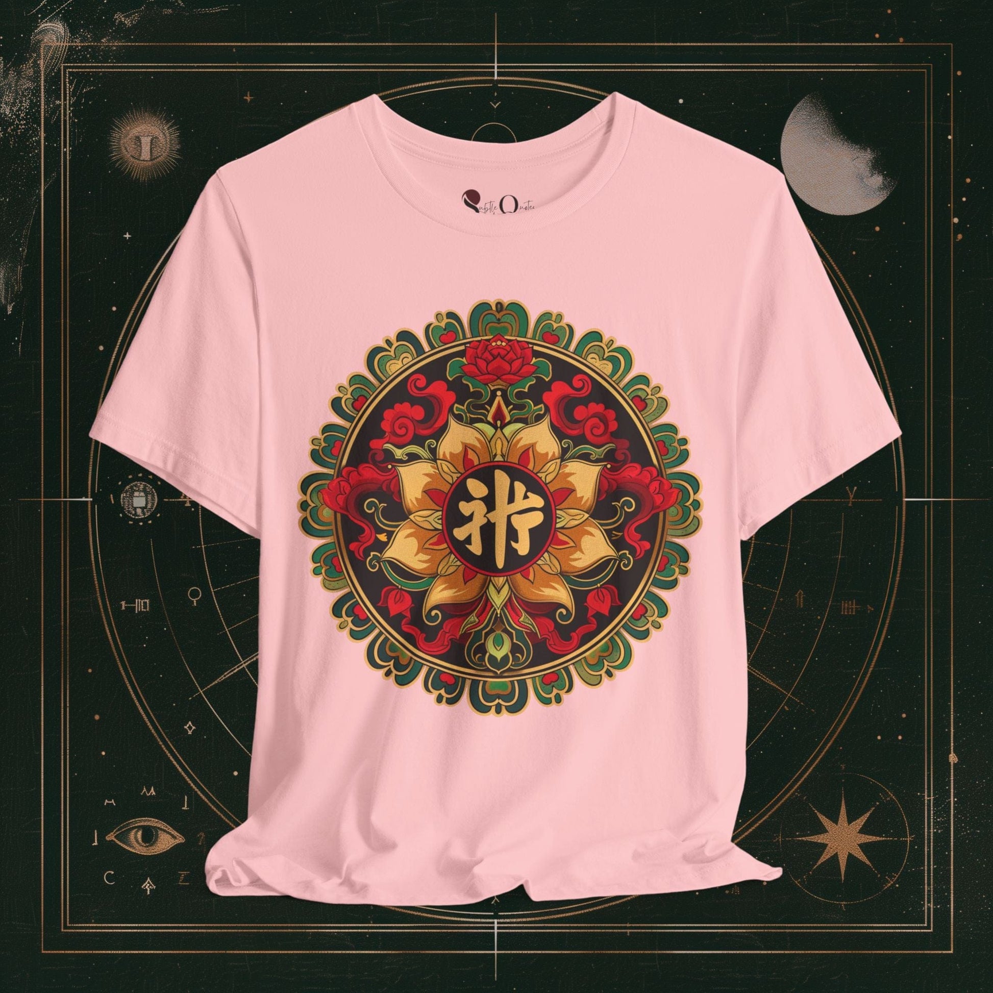 T-Shirt Pink / S Mandala of Tranquillity