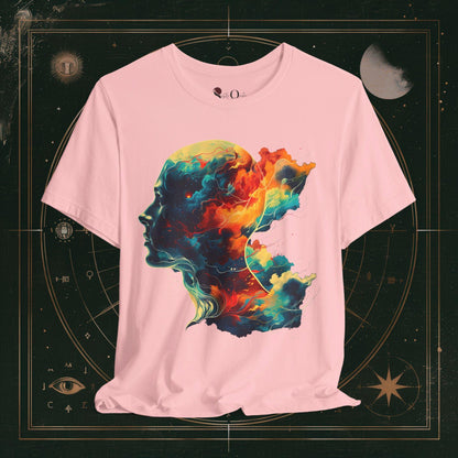 T-Shirt Pink / S Unisex -  Cosmic Mindscape