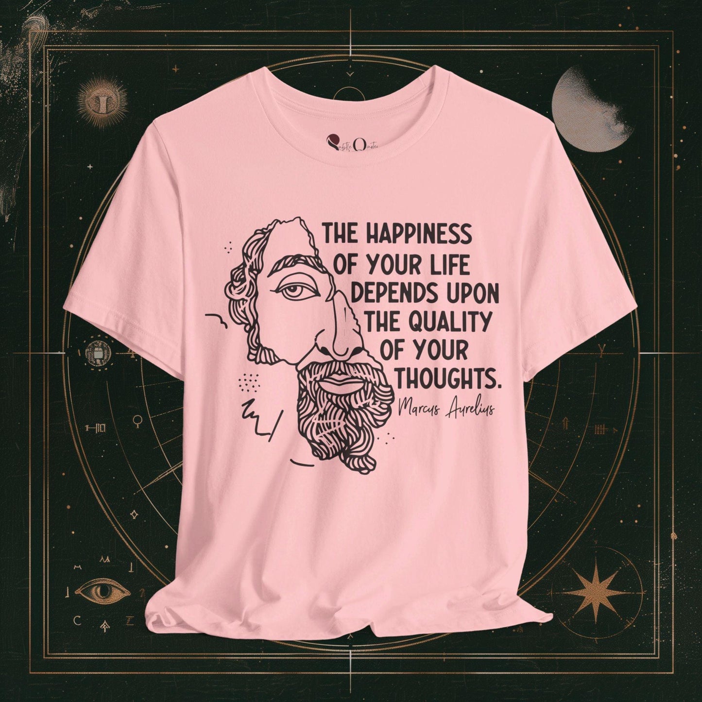 T-Shirt Pink / S Unisex -  Happiness Depends Marcus