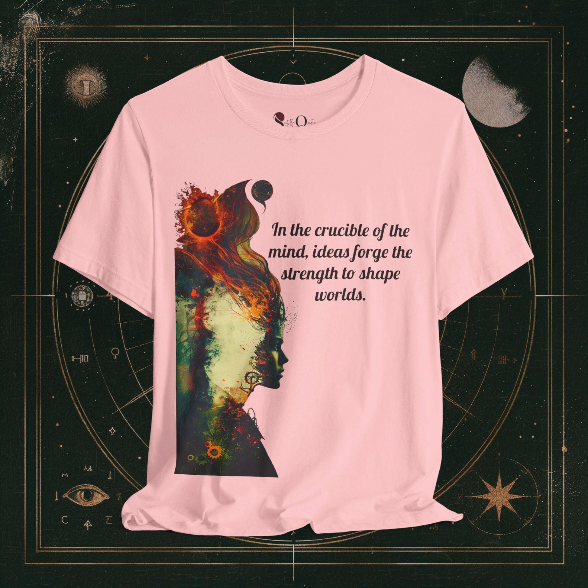 T-Shirt Pink / S Unisex -  In The Crucible of Mind