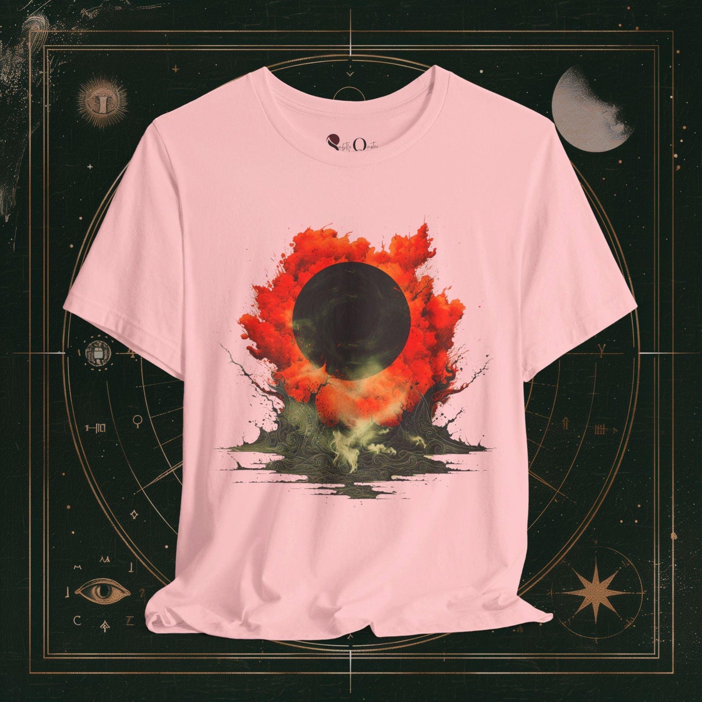 T-Shirt Pink / S Unisex -  Inferno Eclipse