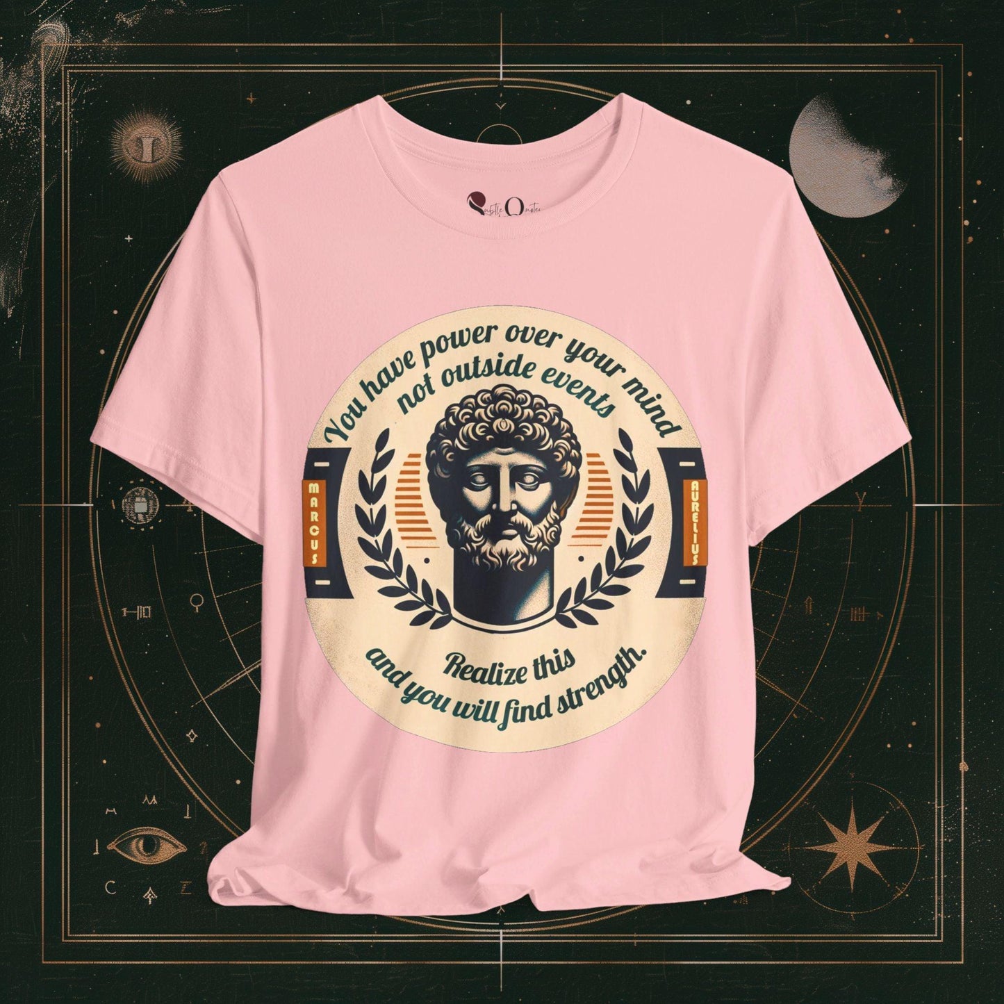 T-Shirt Pink / S Unisex -  Power Over Mind Marcus