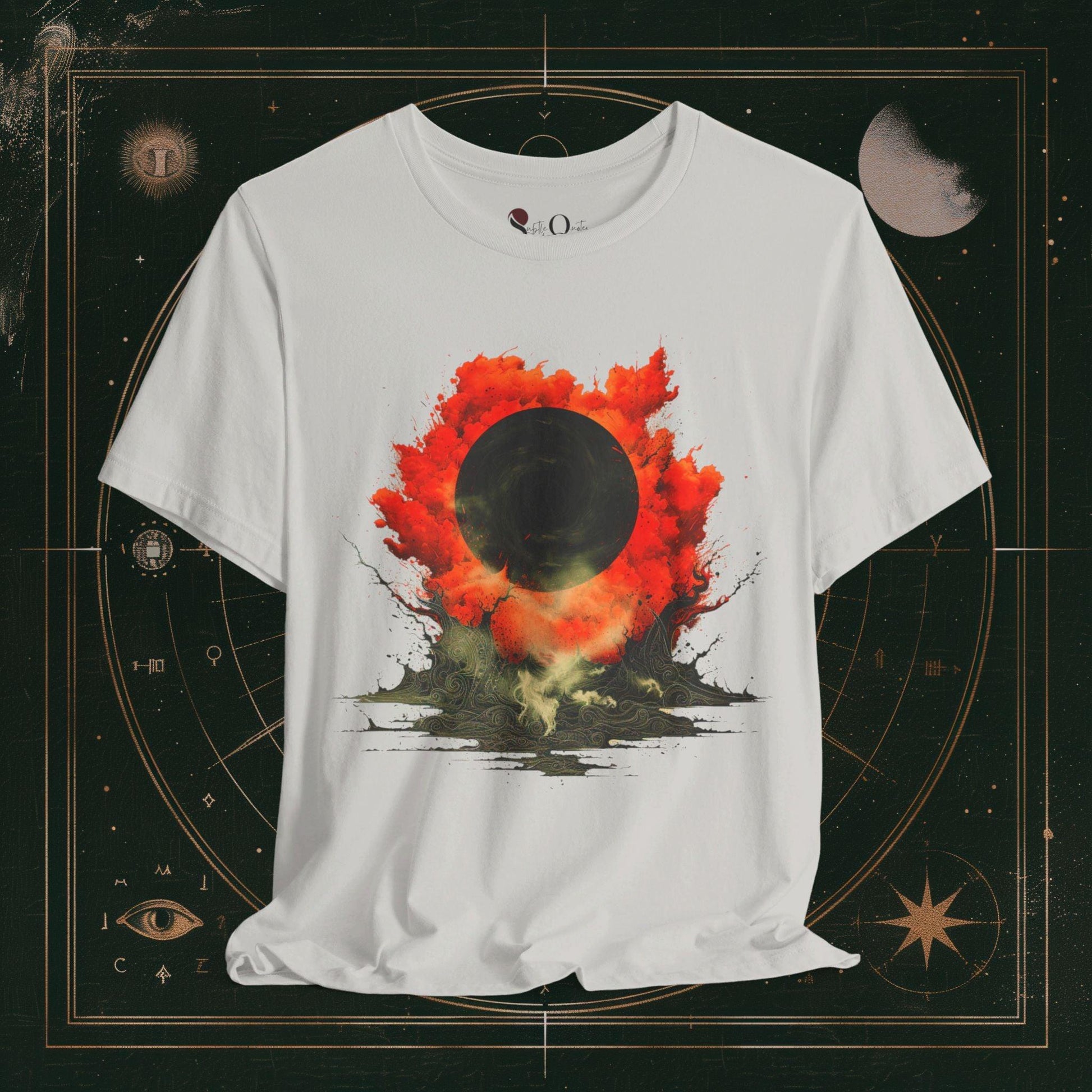 T-Shirt Silver / S Unisex -  Inferno Eclipse