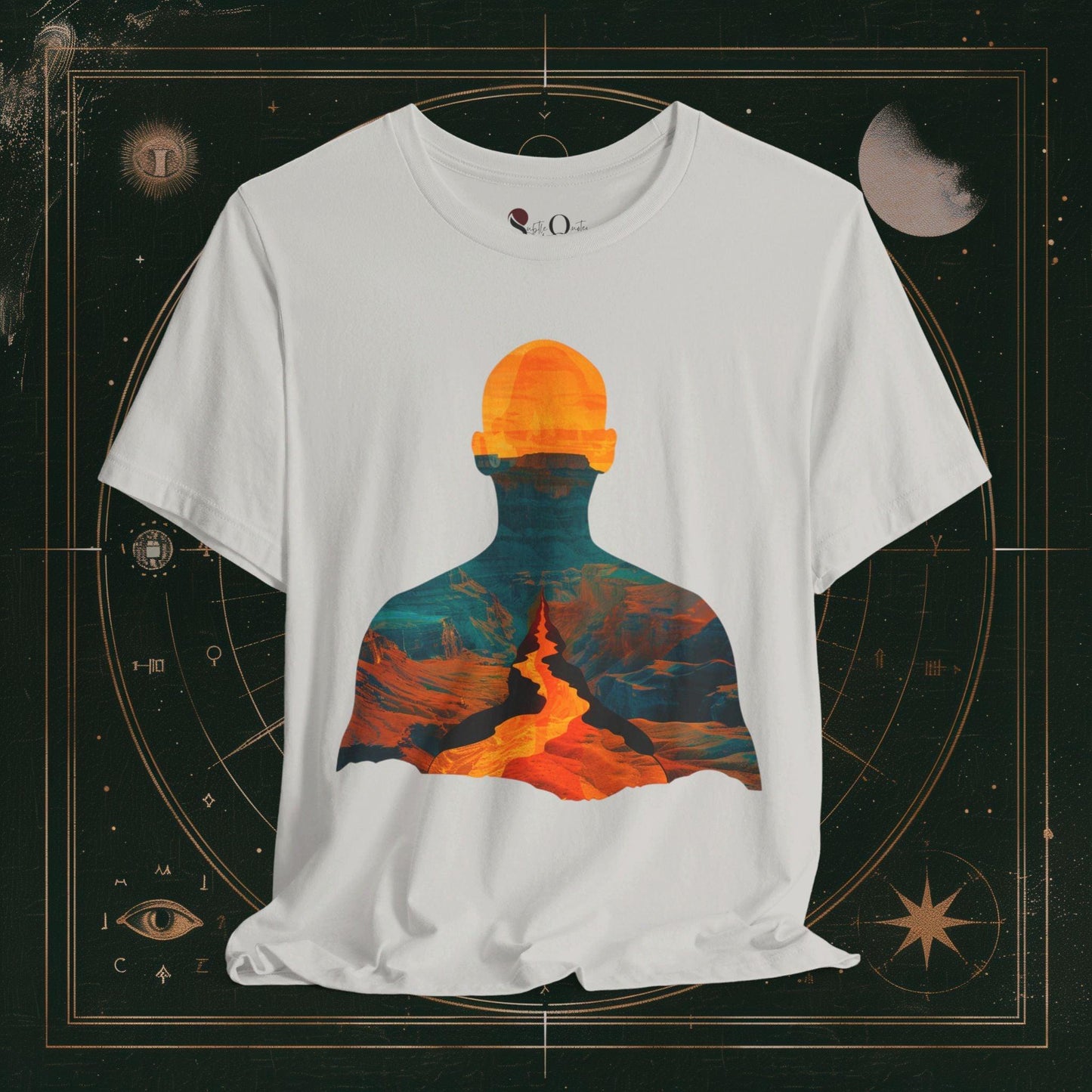 T-Shirt Silver / S Unisex -  Inner Journey Silhouette