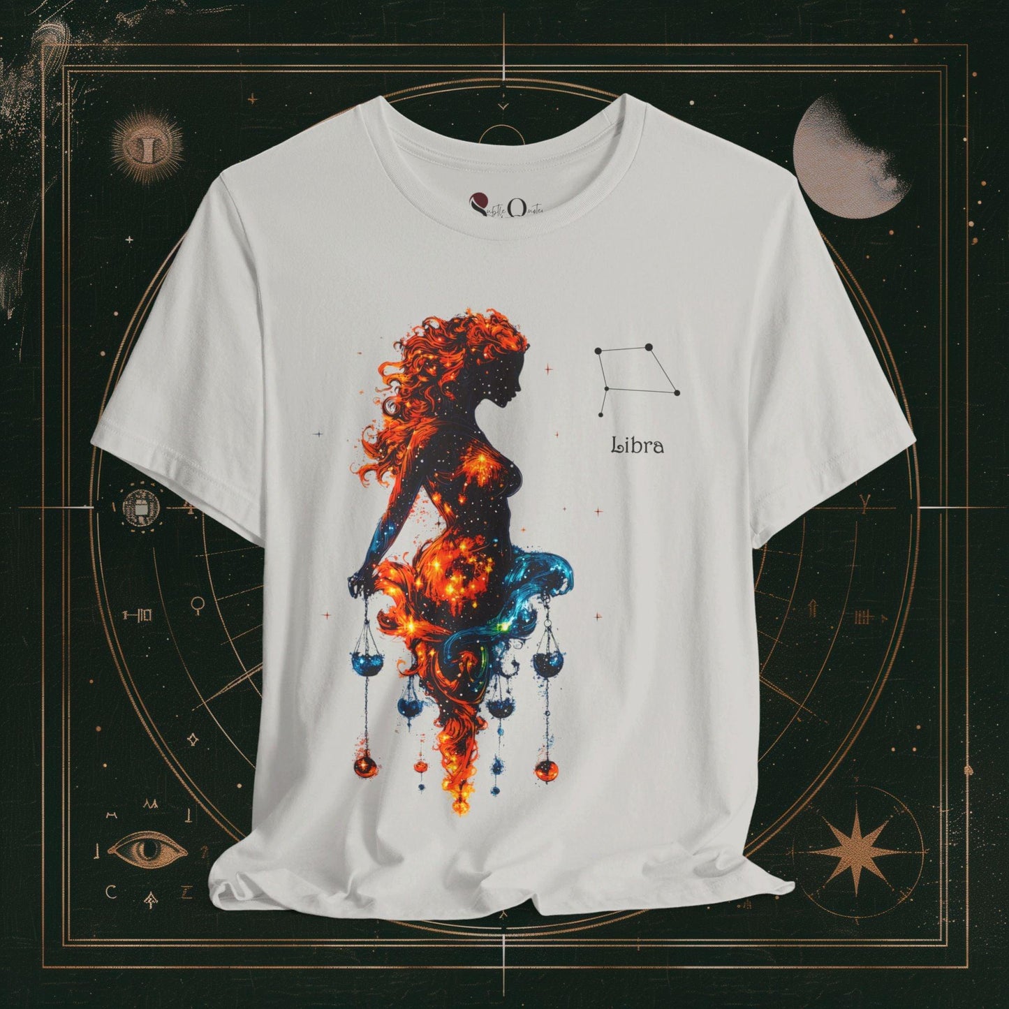 T-Shirt Silver / S Unisex -  Libra | Zodiac Line