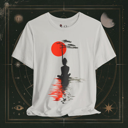 T-Shirt Silver / S Unisex -  Zen Reflection