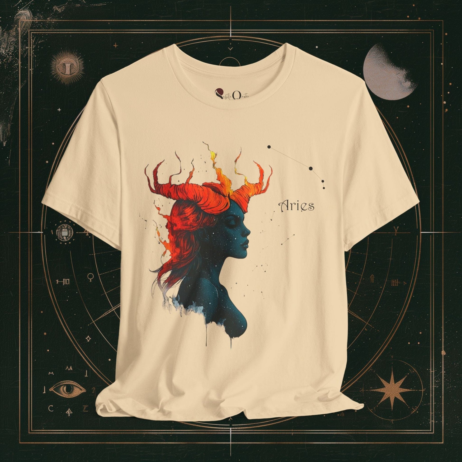 T-Shirt Soft Cream / S Aries | Zodiac Line