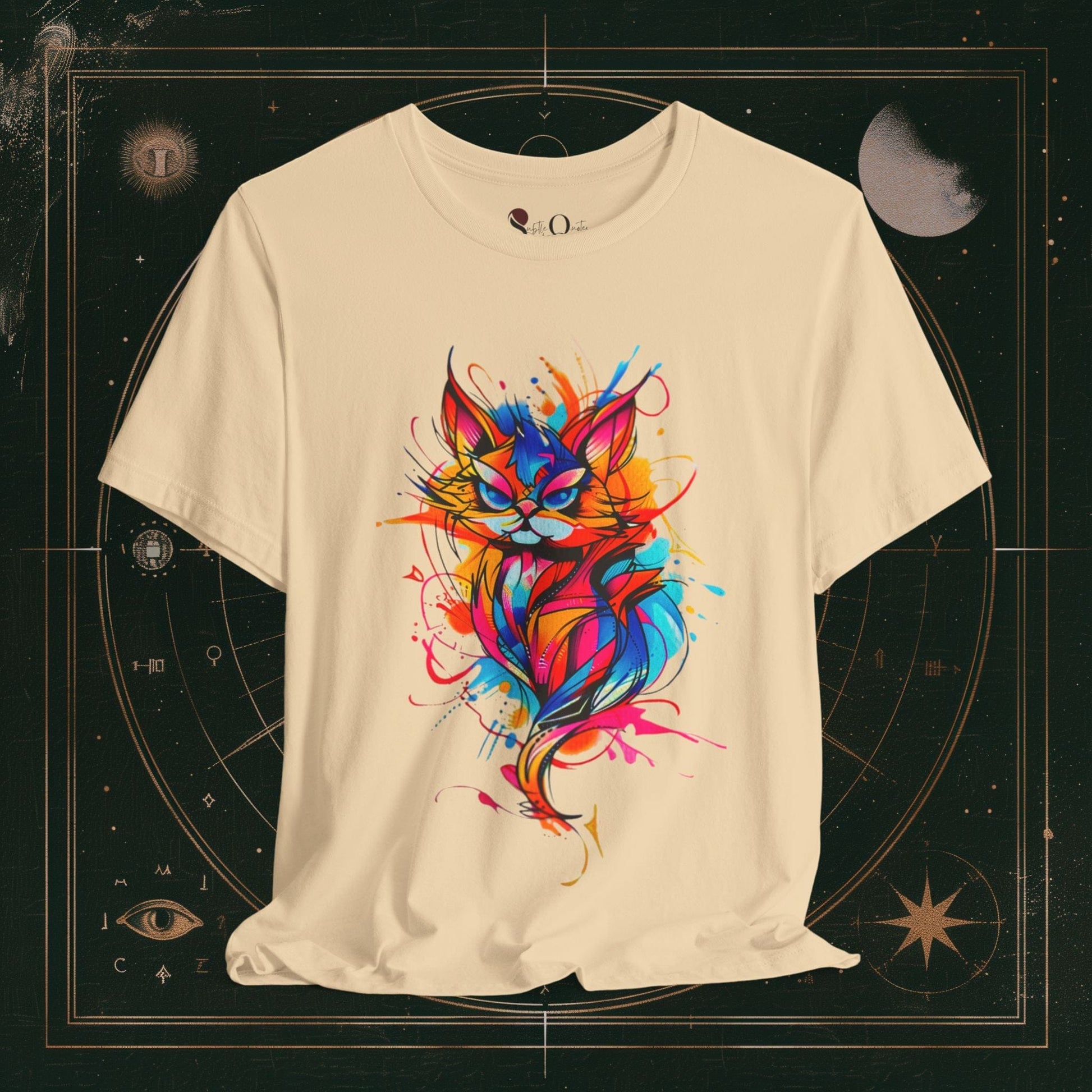 T-Shirt Soft Cream / S Feline Fury