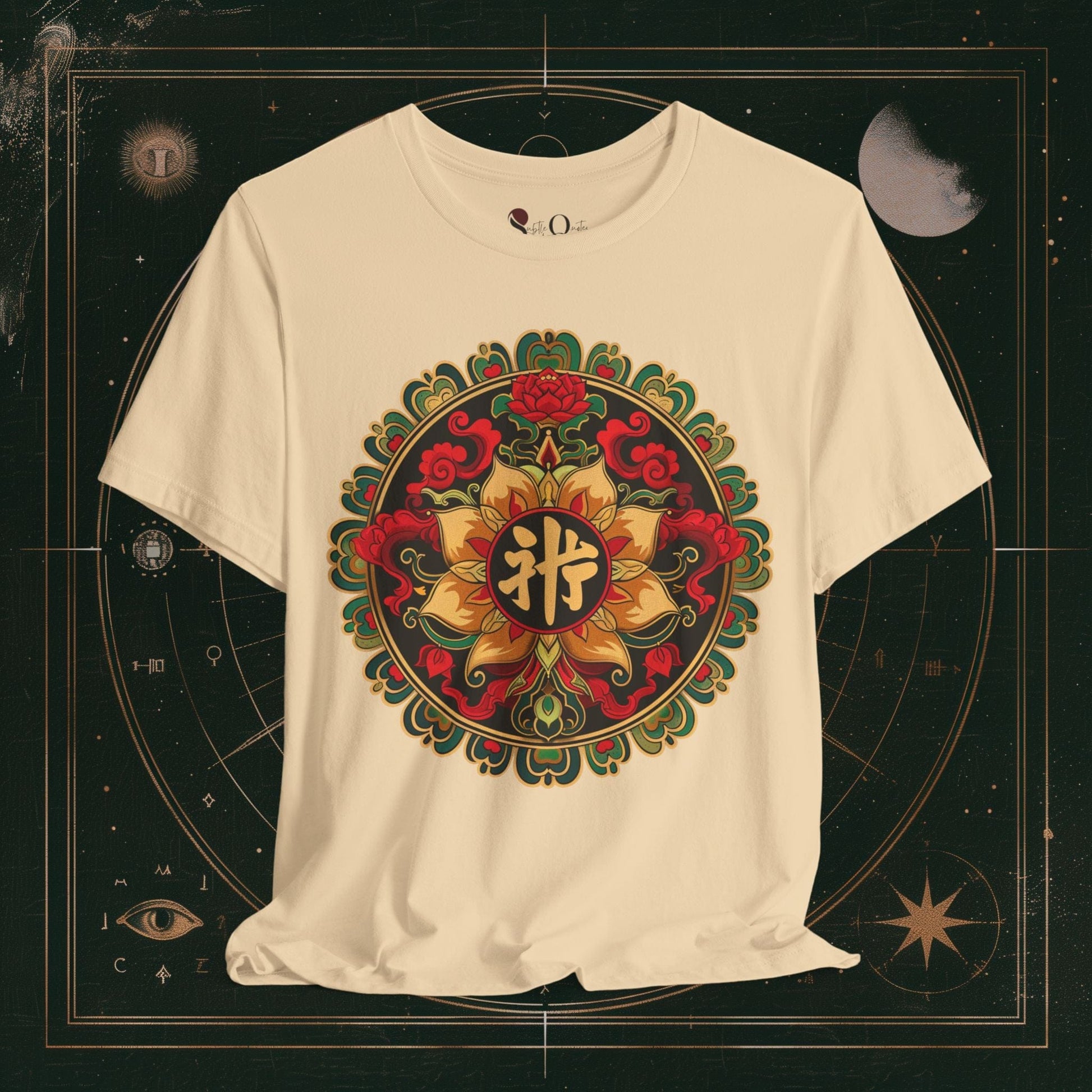 T-Shirt Soft Cream / S Mandala of Tranquillity