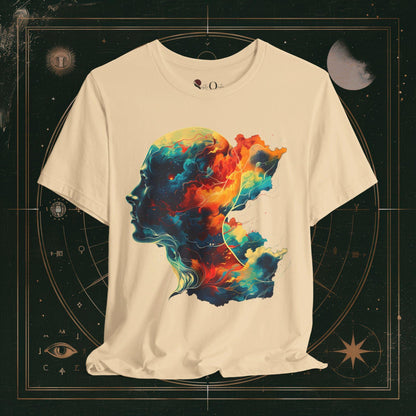 T-Shirt Soft Cream / S Unisex -  Cosmic Mindscape