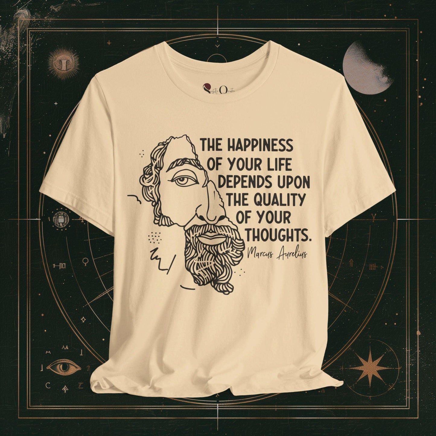 T-Shirt Soft Cream / S Unisex -  Happiness Depends Marcus