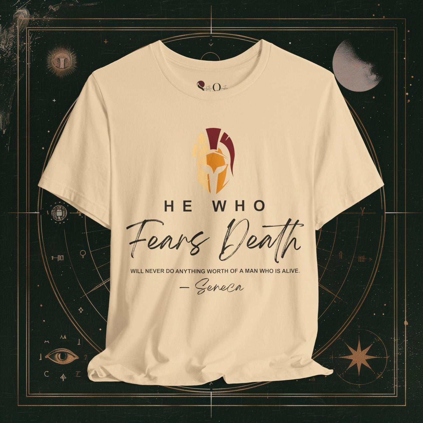 T-Shirt Soft Cream / S Unisex -  He Who Fears Seneca