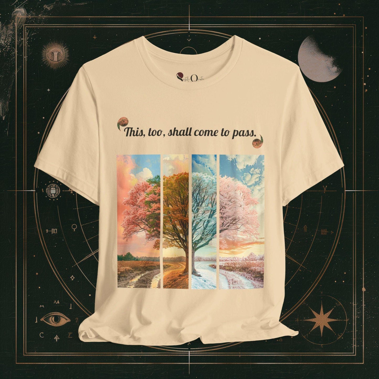 T-Shirt Soft Cream / S Unisex -  This Too Shall Pass