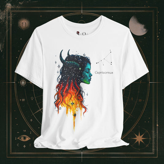 T-Shirt White / S Capricorn 1 | Zodiac Line