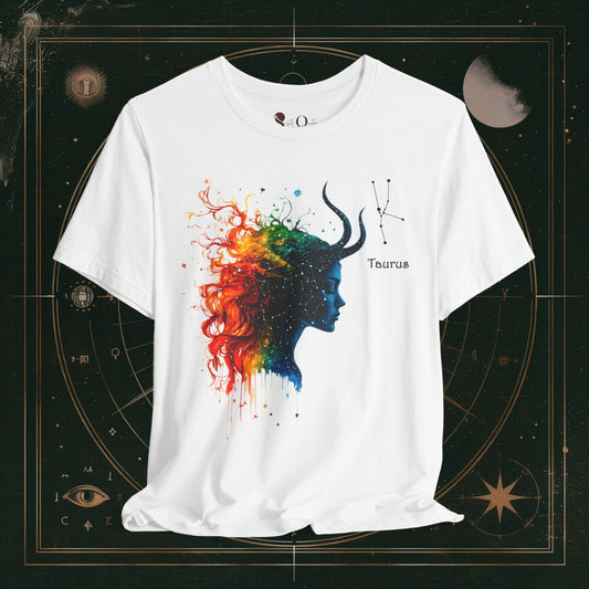 T-Shirt White / S Taurus | Zodiac Line