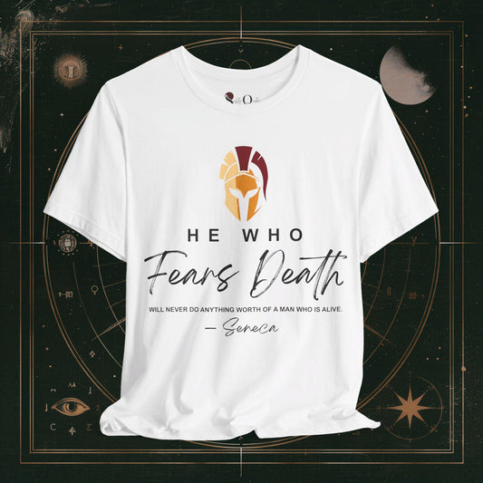 T-Shirt White / S Unisex -  He Who Fears Seneca