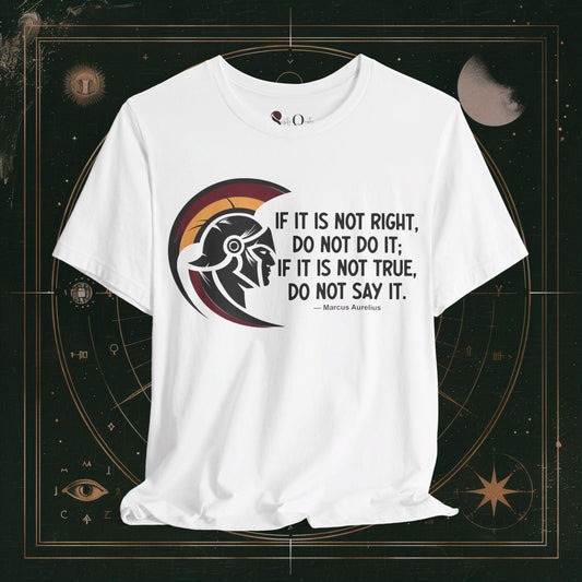 T-Shirt White / S Unisex -  If It Isn't Right Marcus