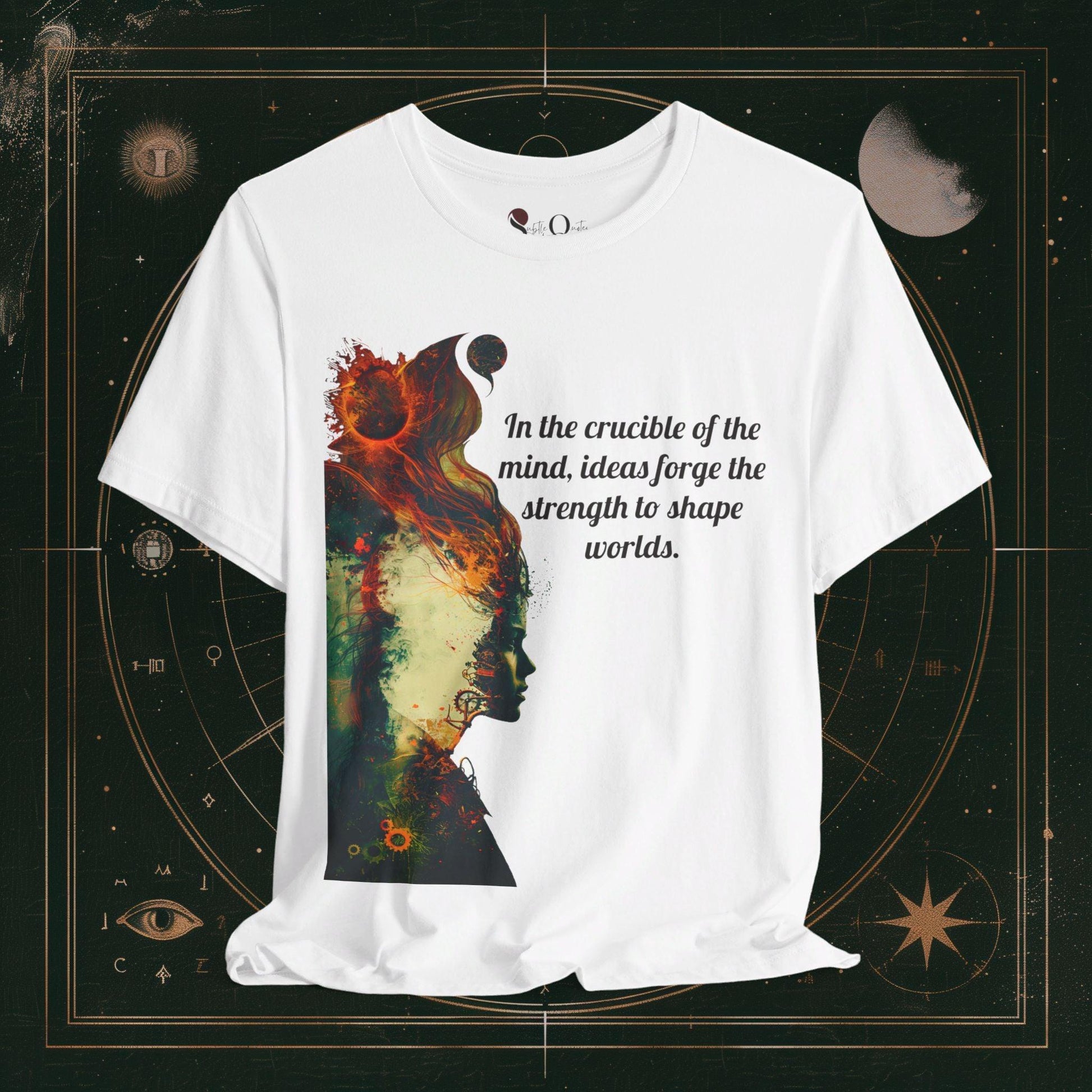 T-Shirt White / S Unisex -  In The Crucible of Mind