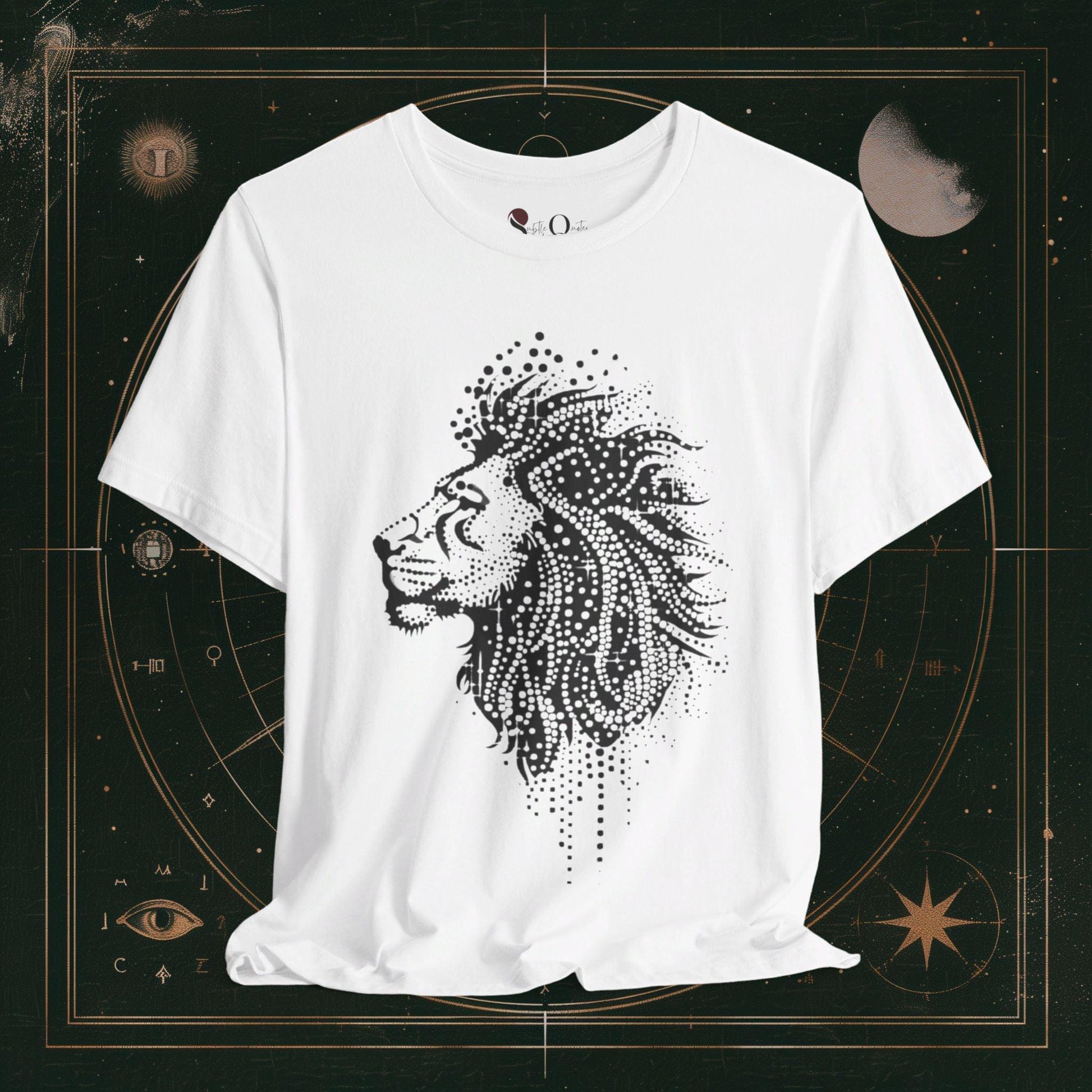 T-Shirt White / S Unisex -  Majestic Lion