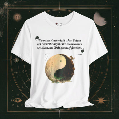 T-Shirt White / S Unisex -  Yin Yang Rumi