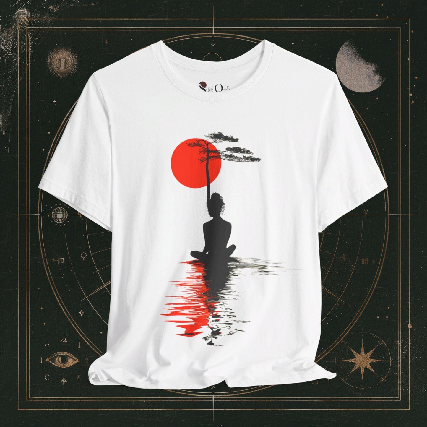 T-Shirt White / S Unisex -  Zen Reflection